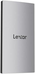 Lexar ES3 1TB Portable SSD Silver, USB 3.2 Gen 2 up to 1050MB/s | External SSD compatible with iPhone 17 Series/Mac/PS5/XBOX/Laptop/PC