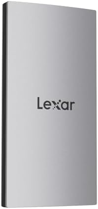 Lexar ES3 1TB Portable SSD Silver, USB 3.2 Gen 2 up to 1050MB/s | External SSD compatible with iPhone 17 Series/Mac/PS5/XBOX/Laptop/PC