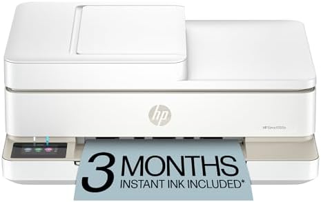 HP Envy 6555e Wireless All-in-One Color Inkjet Printer, Portobello, Print, scan, Copy, Duplex Printing Best-for-Home, 3 Month Instant Ink Trial Included, AI-Enabled (714N5A)