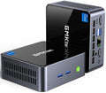 GMKtec Mini PC Intel Core i7-1185G7 (Up to 8 GHz) 16GB DDR4 1TB SSD | Intel i226V RJ45 2.5G Iris Xe Graphics USB4.0 Desktop Mini Computers WiFi 6, BT 5.2/ DP, HDMI M2