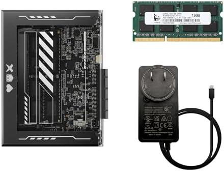 ZimaBlade 7700 Home Server Starter Kit, Intel Quad-Core, 16GB RAM | 32GB eMMC, Open x86 Platform, Docker Ready, Self-Hosting, PCIe Expansion, Quiet Low Power, Remote Access, 4K Media Server