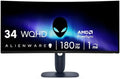 Alienware 34 Curved Gaming Monitor – AW3425DWM - 34-inch WQHD 180Hz 1ms Display, 1500R, AMD FreeSync Premium, VESA AdaptiveSync.