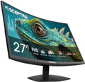 New! Sceptre Curved 27-inch Prime Gaming Monitor DisplayPort x2 180Hz HDMI x2 180Hz 1500R 1ms Build-in Speakers, Machine Black 2027 (C275B-FW180T Series)