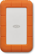 LaCie Rugged USB-C, 4TB, Portable External Hard Drive, Drop, Shock, Dust, Rain Resistant, for Mac & PC (STFR4000800) | Drop, Shock, Dust, Rain Resistant, For Mac